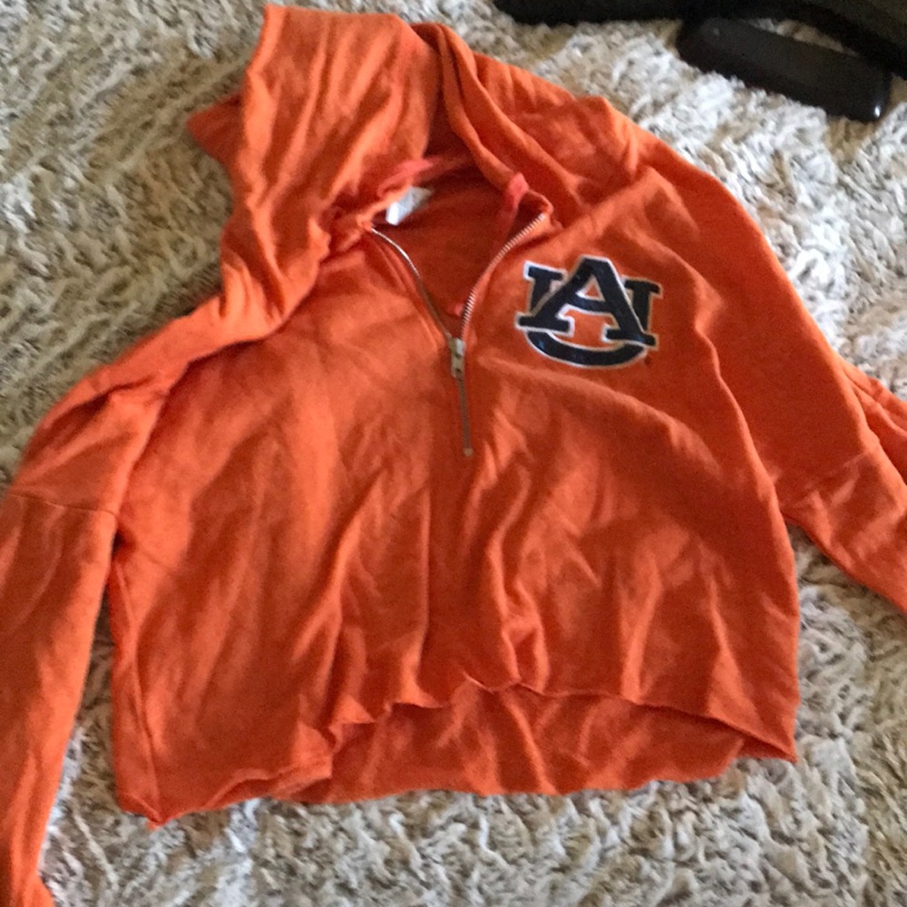 Auburn crop sweater worn once